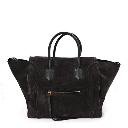 Suede Large Phantom Luggage Anthracite