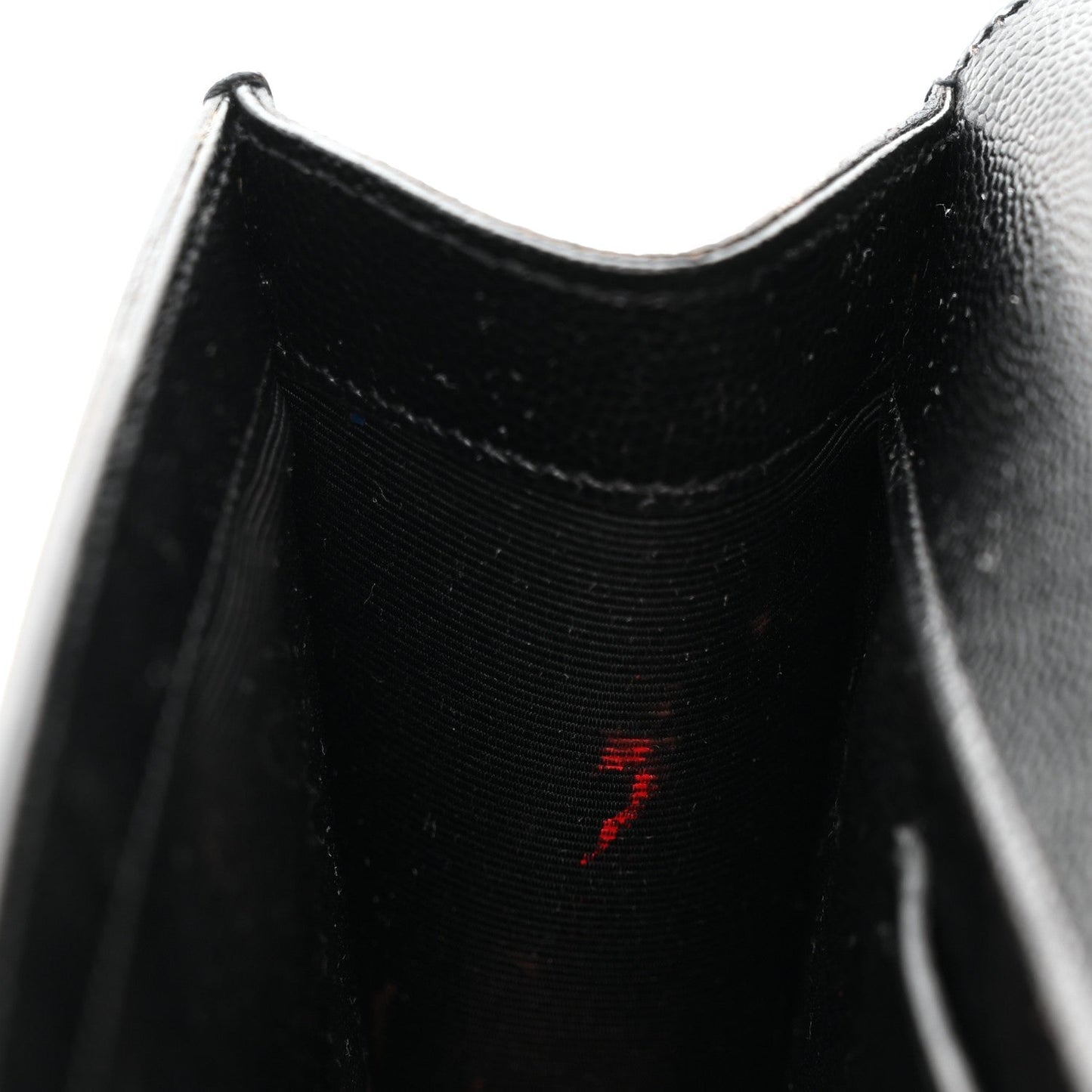 Grain De Poudre Monogram Cassandre Clutch Black