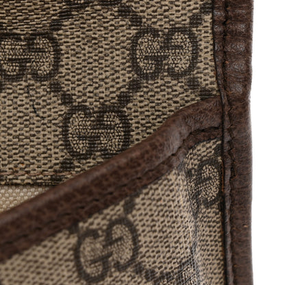 GG Supreme Monogram Neo Vintage Web Belt Bag Brown