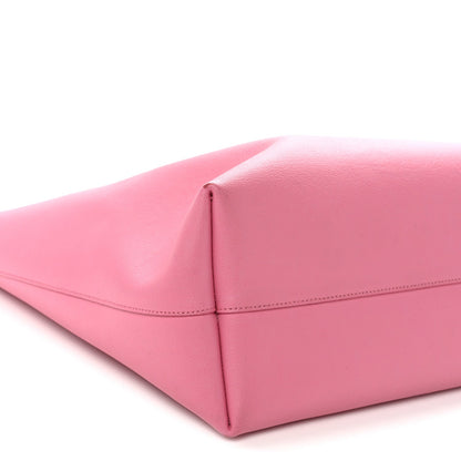 Calfskin Large Shopping Tote Pale Rose