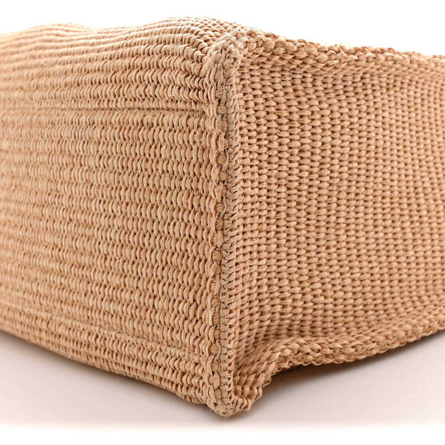 Raffia Large G Shopping Tote Natural