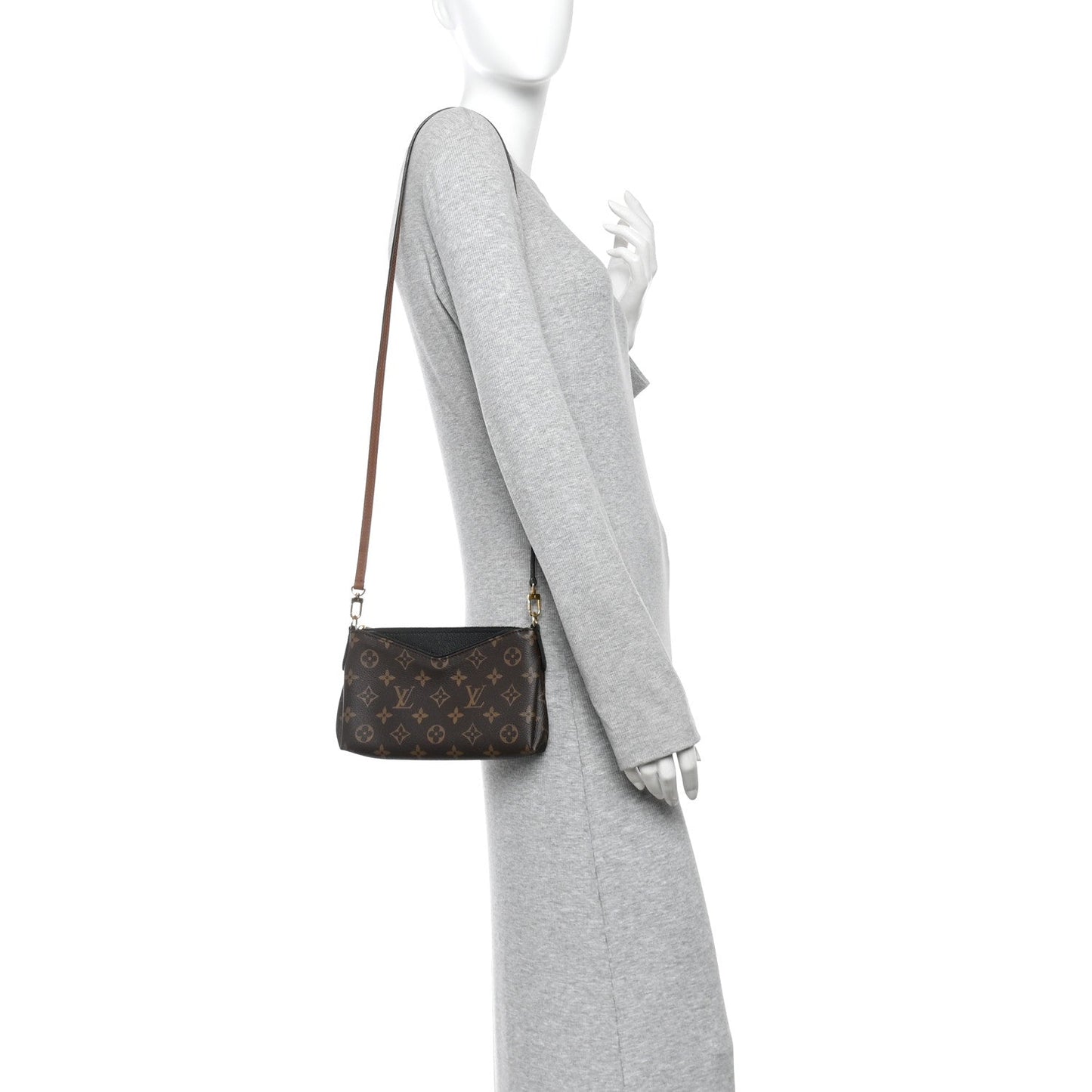 Monogram Pallas Clutch Black