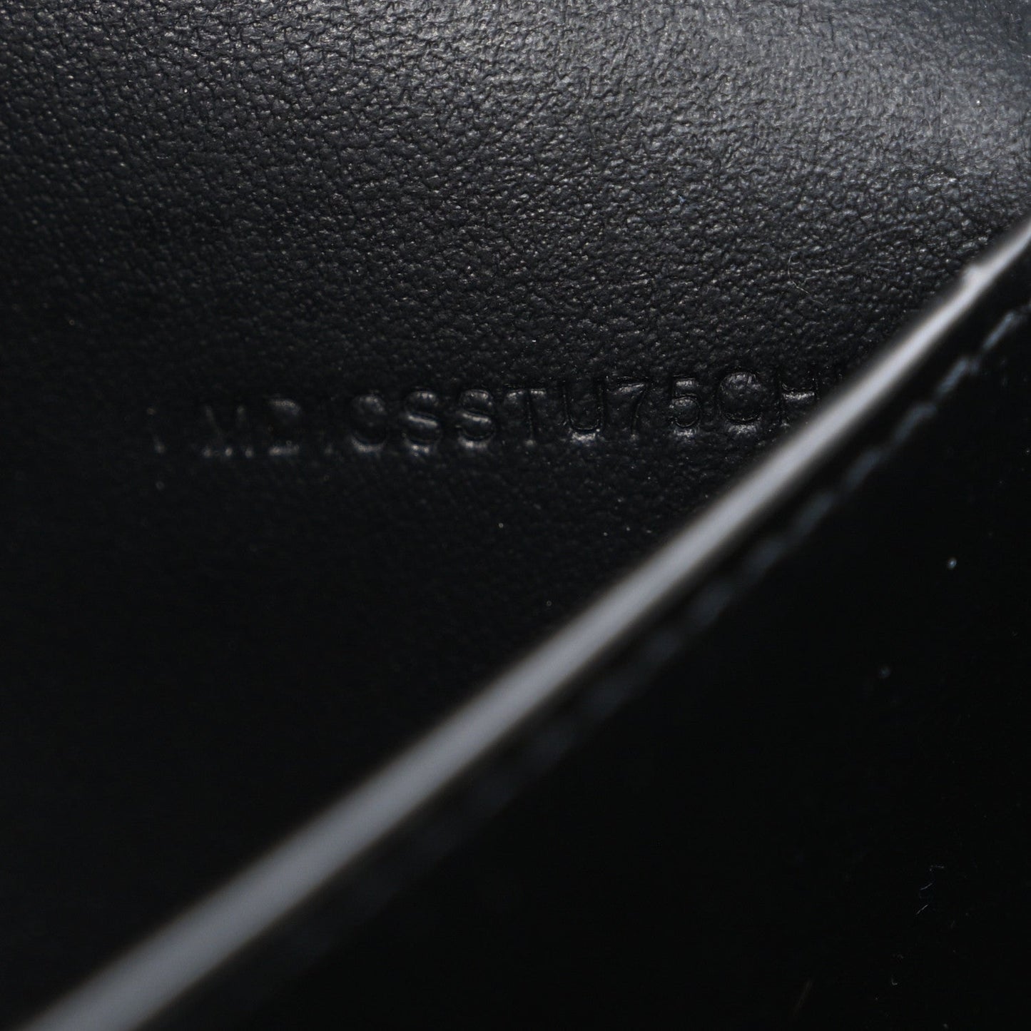 Calfskin Mini Vintage Check Note Bag Black
