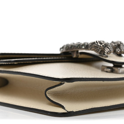 Textured Calfskin Crystal Mini Dionysus Shoulder Bag Mystic White