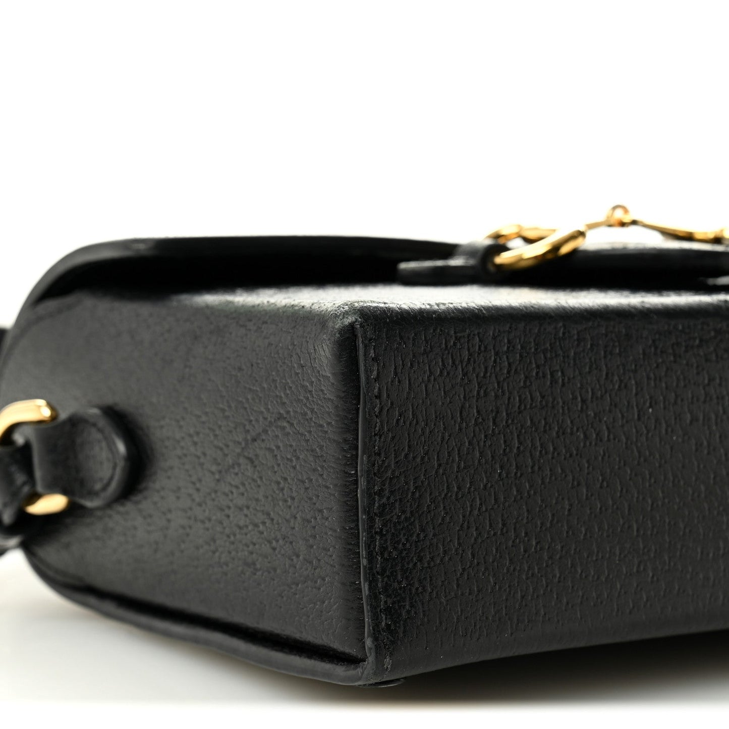 Calfskin Horsebit 1955 Shoulder Bag Black