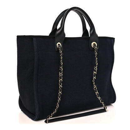 Mixed Fibers Small Deauville Tote Black
