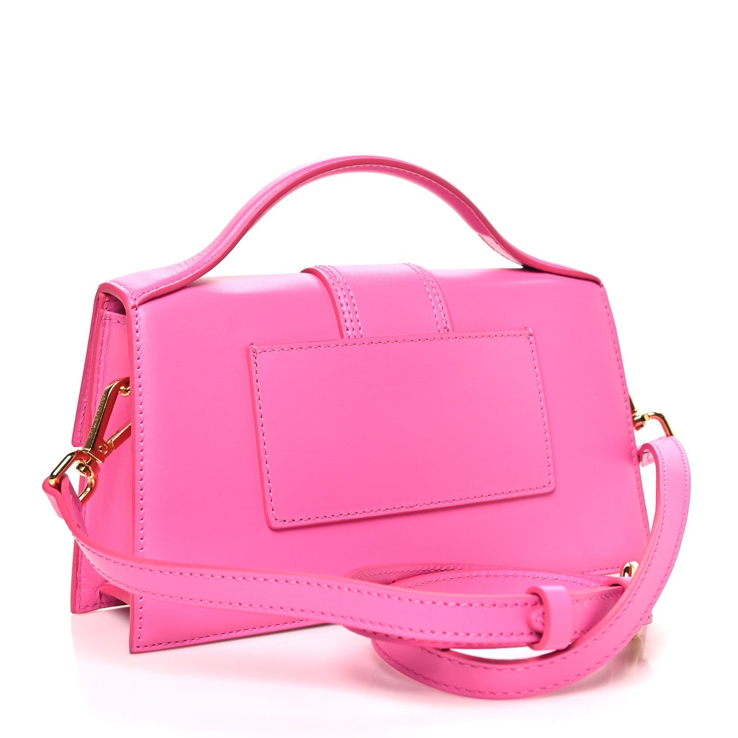Smooth Calfskin Le Grand Bambino Neon Pink