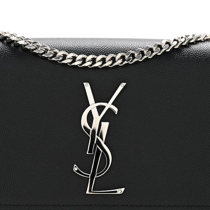 Grain De Poudre Small Monogram Kate Satchel Black