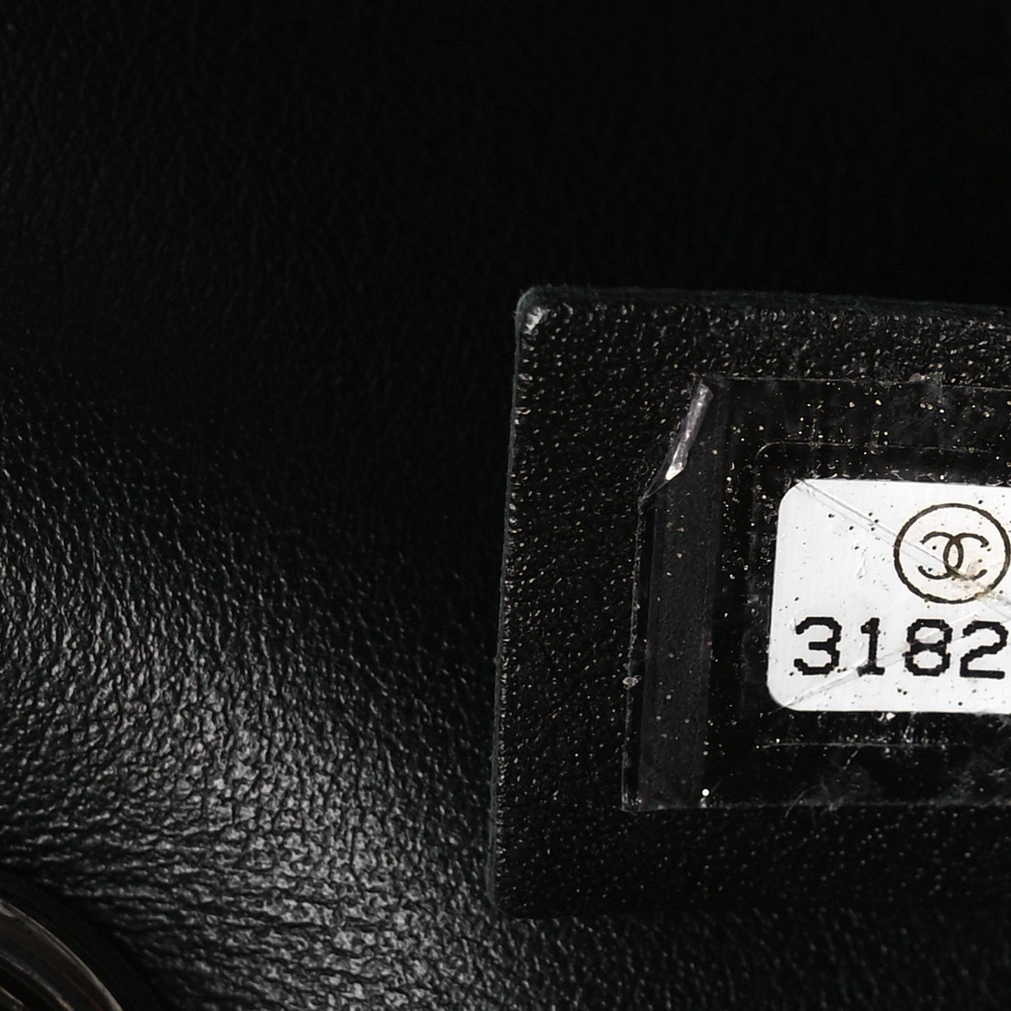 Calfskin Quilted CC Uniform Flap Belt Bag Black