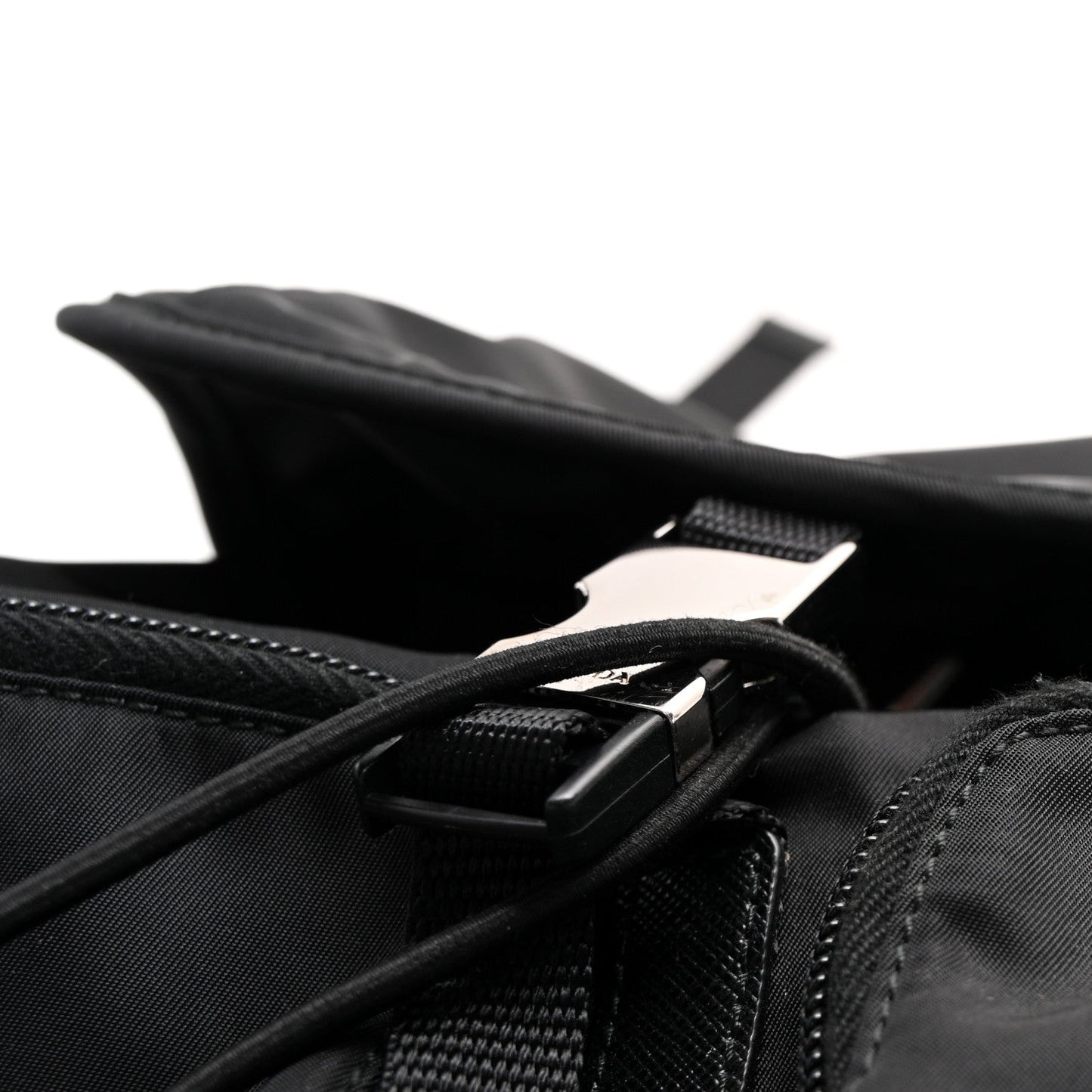 Tessuto Nylon Saffiano Vela Backpack Black