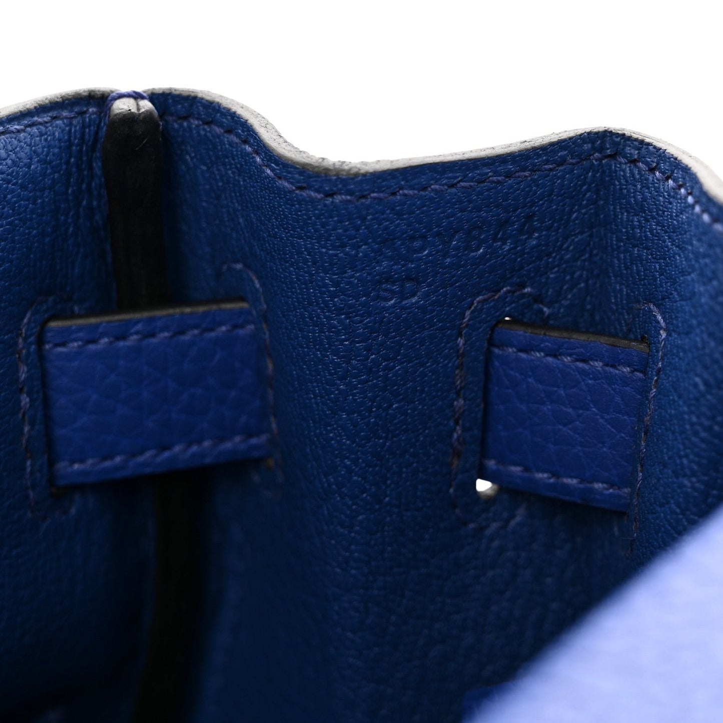 Taurillon Clemence Kelly Retourne 32 Bleu Electrique