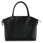Soft Microguccissima Dome Satchel Black