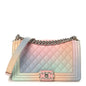 Caviar Quilted Medium Cuba Rainbow Boy Flap Multicolor