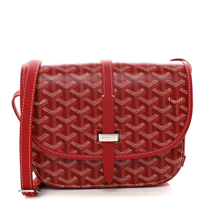 Goyardine Belvedere II PM Messenger Bag Red