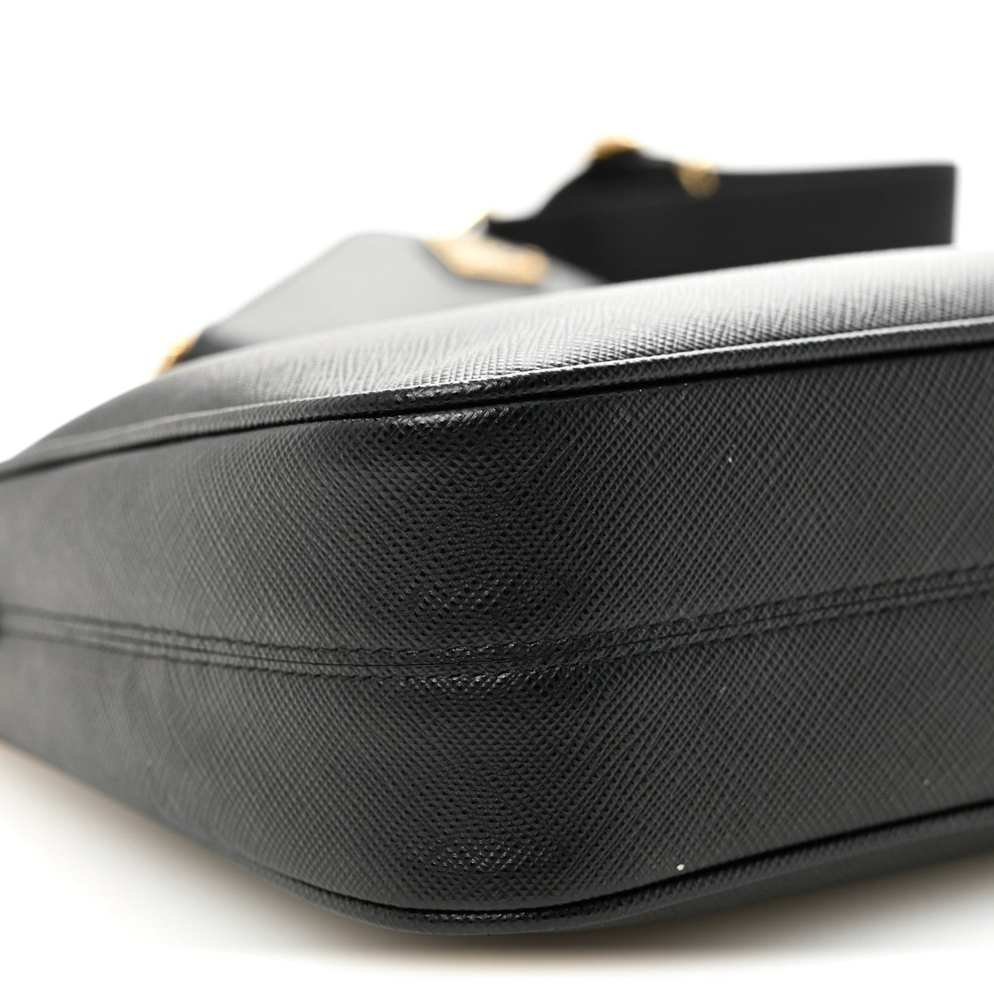 Saffiano Lux Re-Edition 2005 Shoulder Bag Black