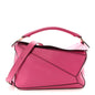 Calfskin Medium Puzzle Bag Fuchsia