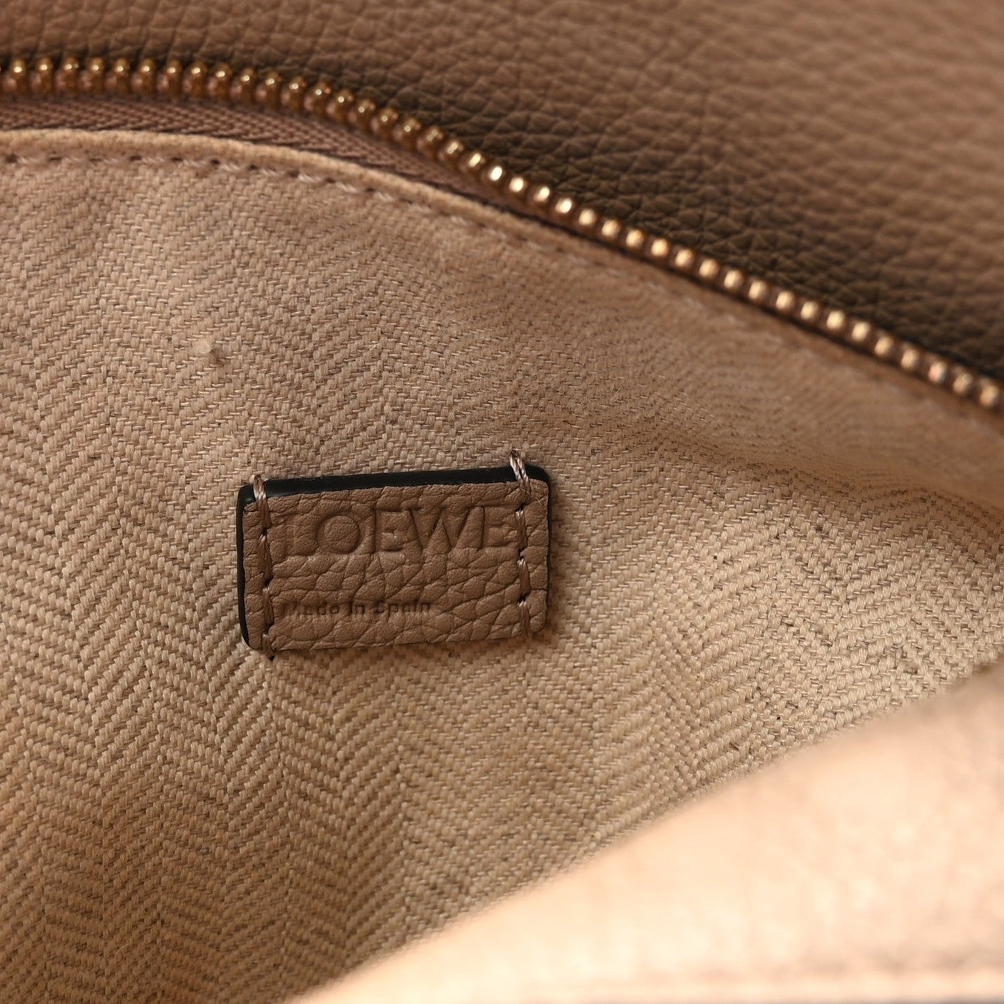 Calfskin Mini Puzzle Bag Sand