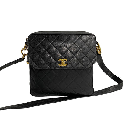 Chanel Matelassé Caviar Leather Mini Shoulder Bag
