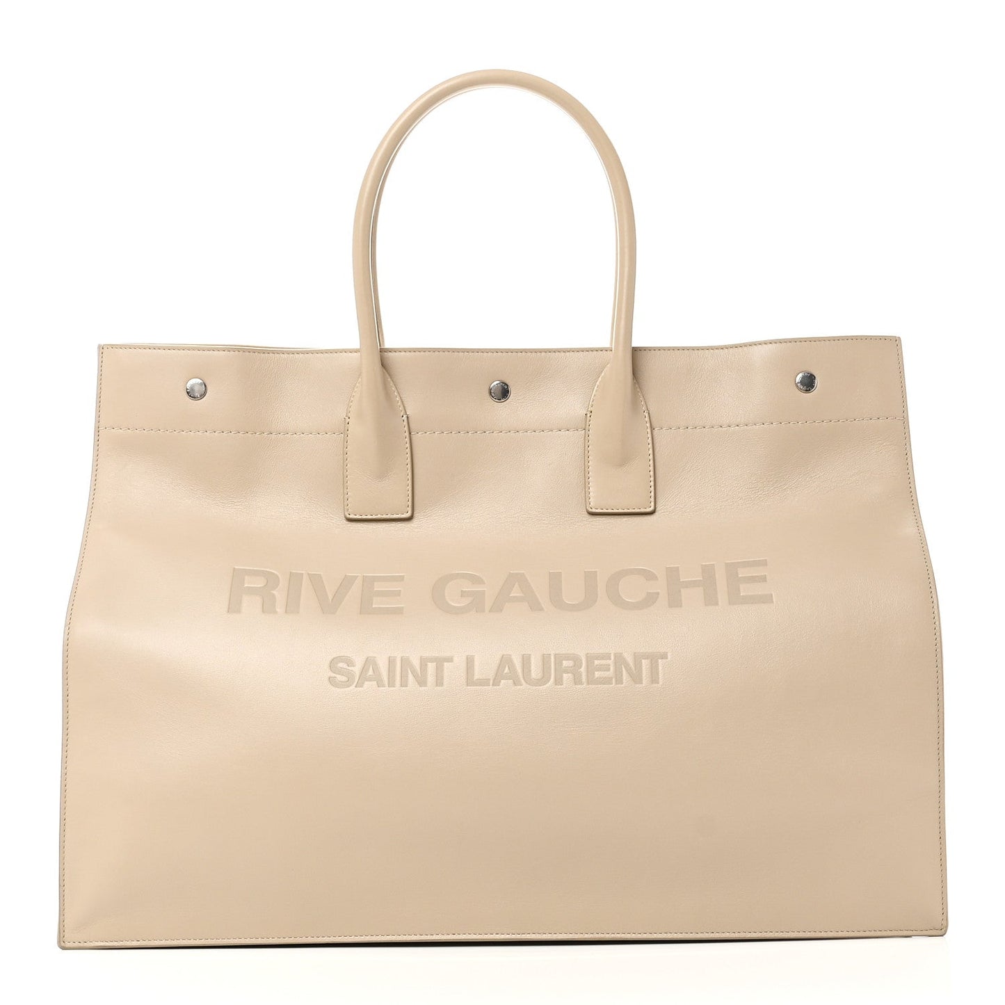 Vitello Large Rive Gauche Tote Sea Salt