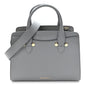 Hammered Calfskin Today Satchel Grey
