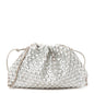 Metallic Fabric Bubble Wrap The Mini Pouch Silver