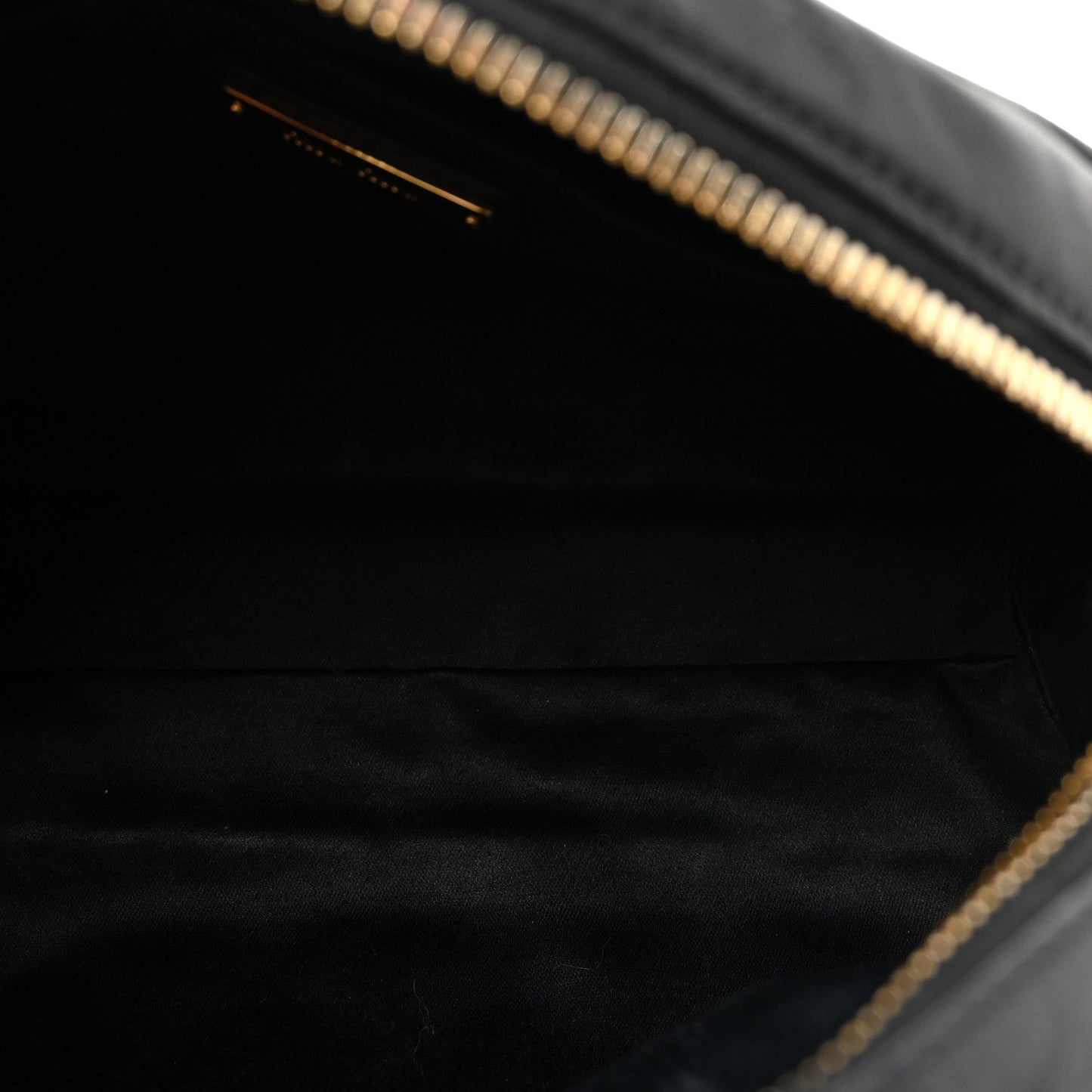 Nappa Matelasse Dome Crossbody Black