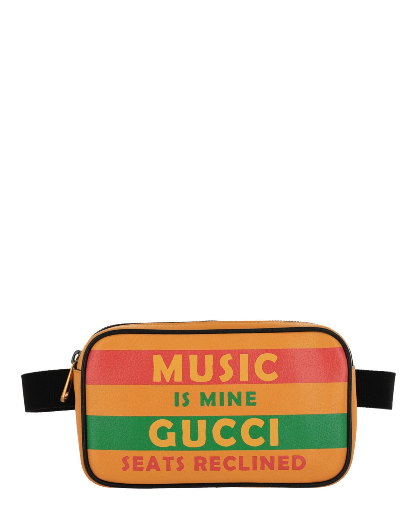 Gucci Mens Music Is Mine Leather Belt Bag