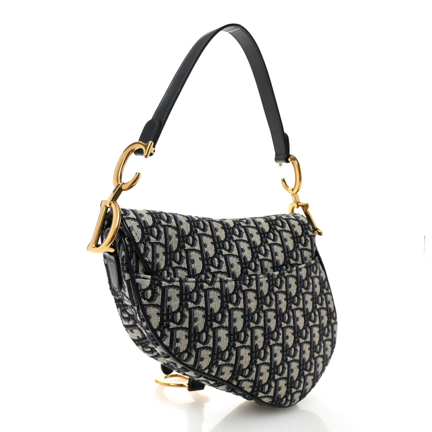 Oblique Saddle Bag Blue