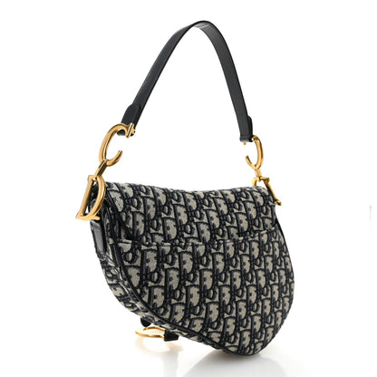 Oblique Saddle Bag Blue