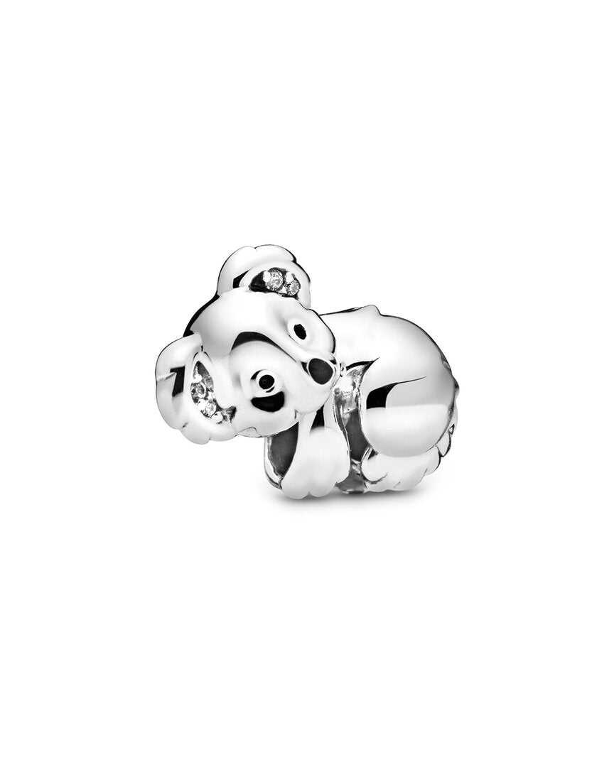Pandora Moments Silver Cz Koala Charm
