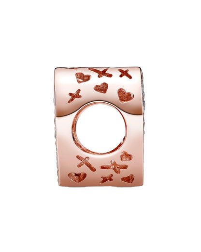 Pandora Moments 14K Rose Gold Plated Cz Charm