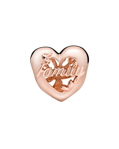 Pandora Moments 14K Rose Gold Plated Cz Charm