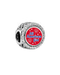 Pandora Silver Cz All American Girl Charm