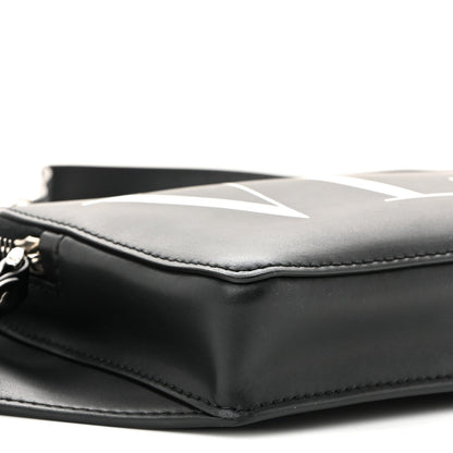 Calfskin VLTN Belt Bag Black White