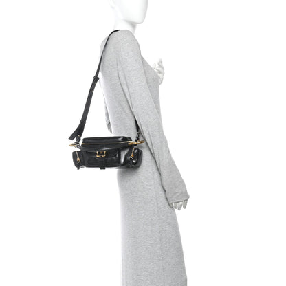 Shiny Buffalo Small Double Carry Camera Bag Black