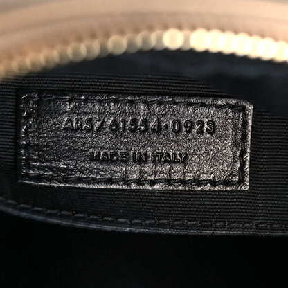 Calfskin Matelasse Monogram Lou Camera Bag Dark Beige