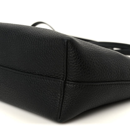 Grained Calfskin Small Park Tote Black