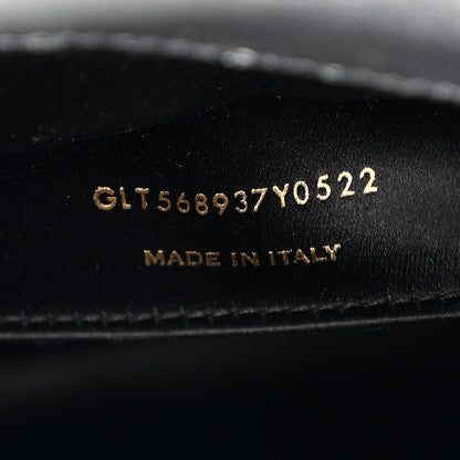 Calfskin Monogram Large Belle De Jour Clutch Black