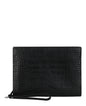 Bottega Veneta Mens Alligator Leather Clutch