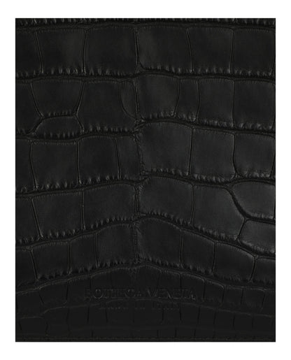 Bottega Veneta Mens Alligator Leather Clutch