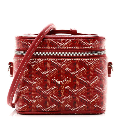 Goyardine Muse Nano Vanity Case Red