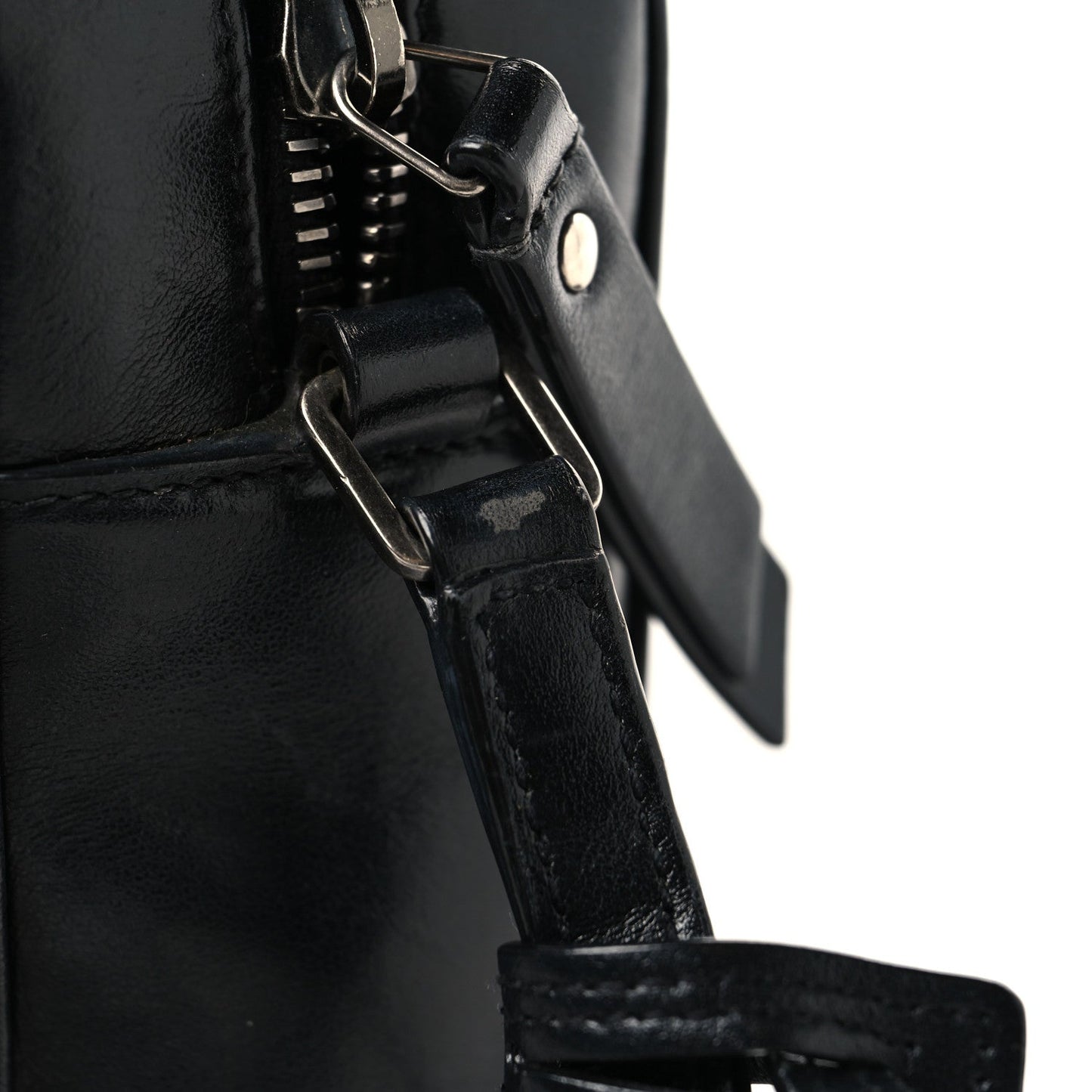 Calfskin Matelasse Monogram Lou Camera Bag Black