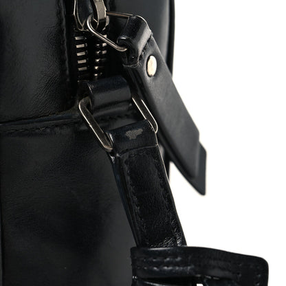 Calfskin Matelasse Monogram Lou Camera Bag Black