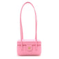 Shiny Caviar Preppy Coco Long Vanity With Strap Rose