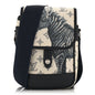 Savane Monogram Zebra Chapman Messenger BB White