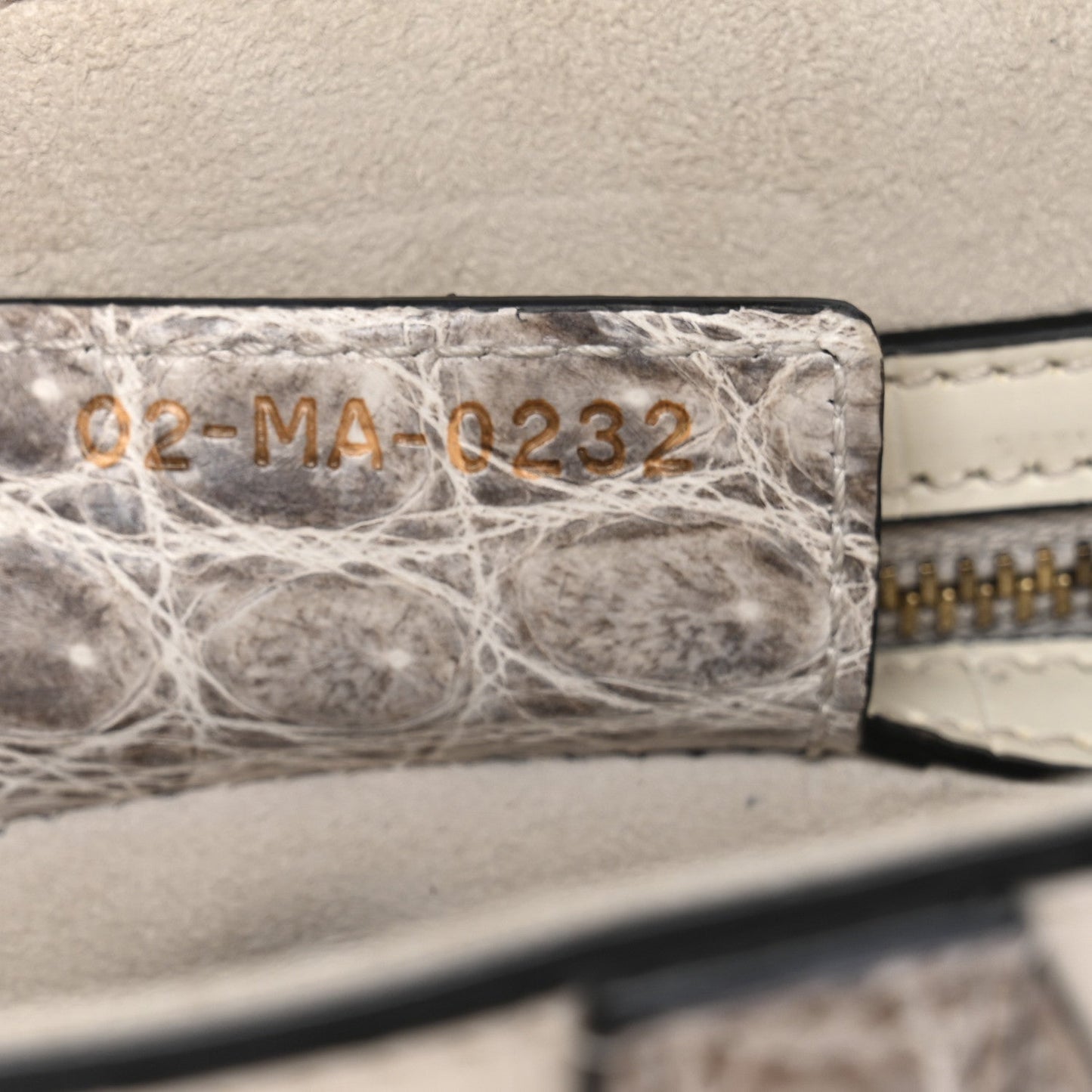 Niloticus Crocodile Himalaya Saddle Bag Latte