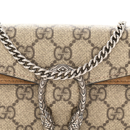 GG Supreme Monogram Super Mini Dionysus Shoulder Bag Taupe