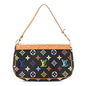 Monogram Multicolor Pochette Accessories Black