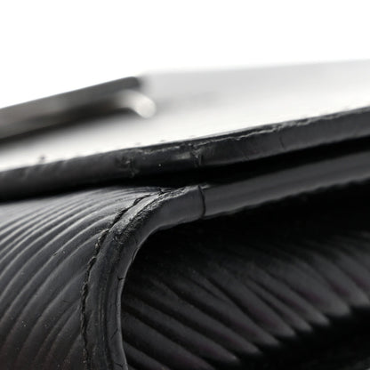 Epi Twist Chain Wallet Black