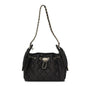 Denim Quilted Mini Chanel 25 Handbag Dark Blue